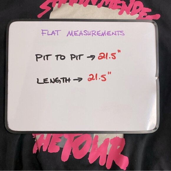 H&M Divided Black Pink Shawn Mendez Graphic Tour Sweatshirt Hoodie L - Picture 7 of 15